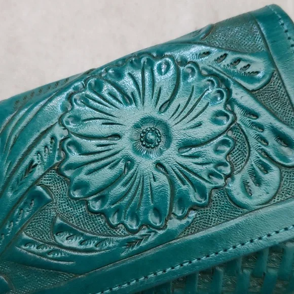 Alejandro Yeo Tooled Leather Wallet - Picture 3 of 9